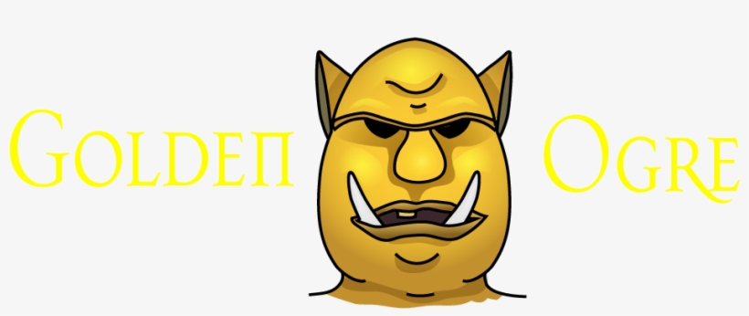 Golden Ogre - Cartoon, transparent png