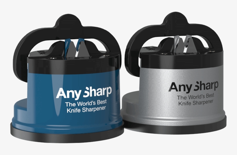 Anysharp Classic Knife Sharpeners - Plastic, transparent png