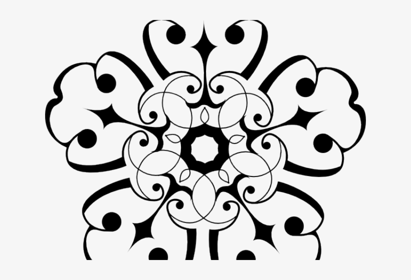Bw Clipart Flower - Mehndi Sikhne Ka Tarika Bataye, transparent png