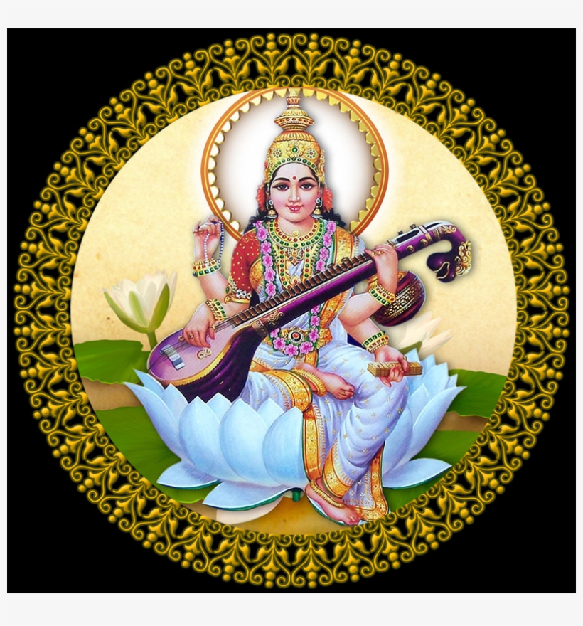 Maa Saraswati Png, transparent png