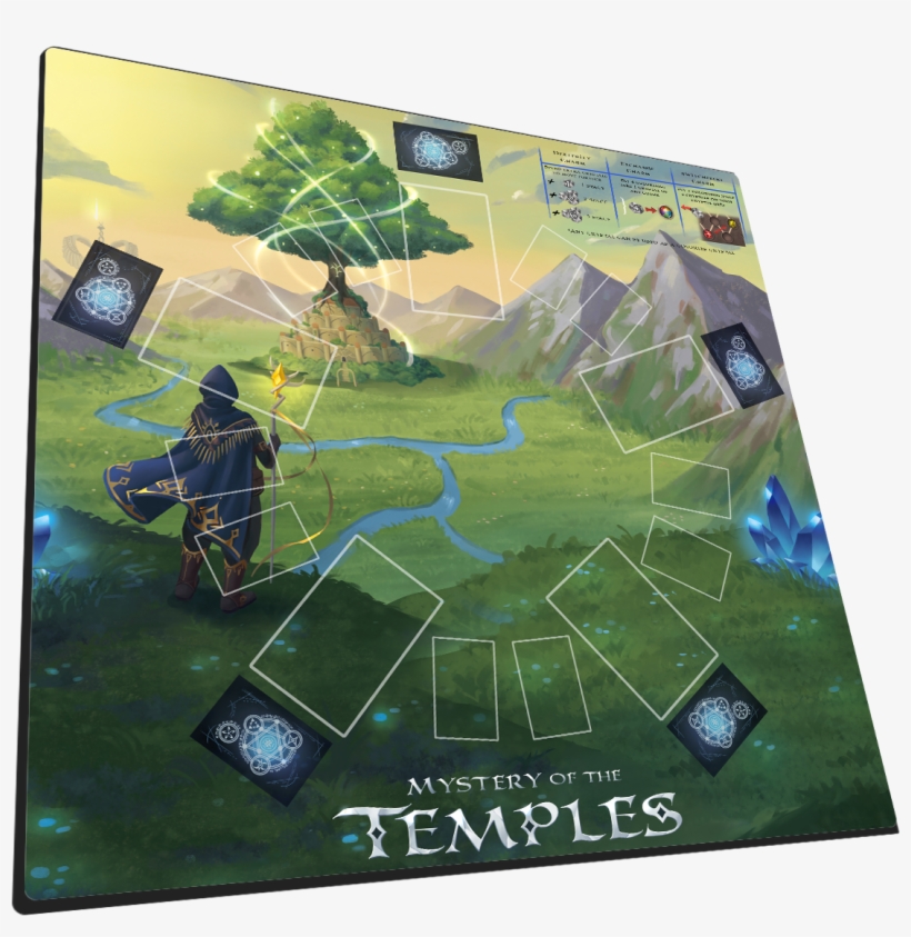 Mystery Of The Temples Playmat - Tabletop Game, transparent png
