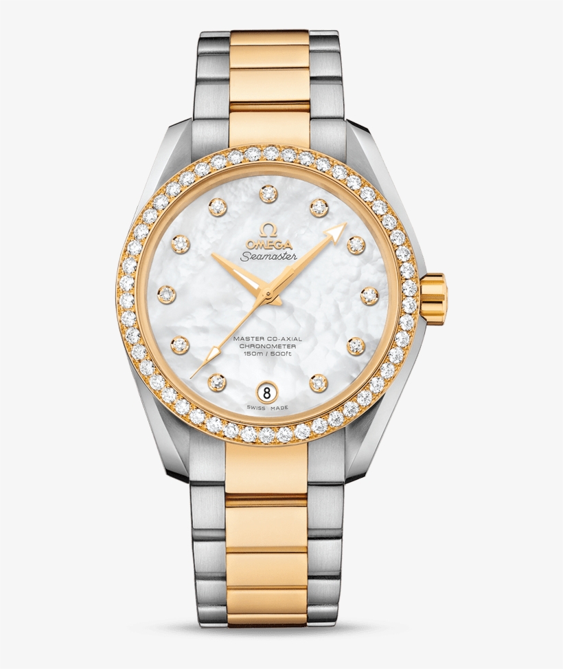 Aqua Terra 150m Omega Master Co-axial Ladies\' - Omega Seamaster Aqua Terra For Women, transparent png