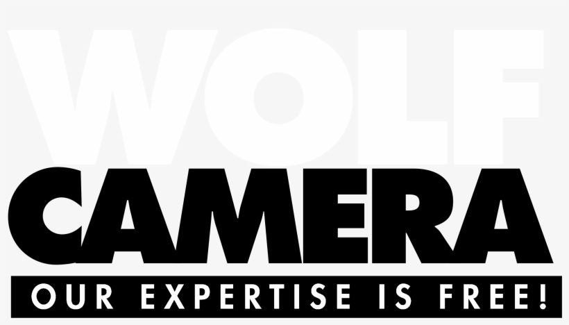 Wolf Camera Logo Black And White - Wolf Camera, transparent png