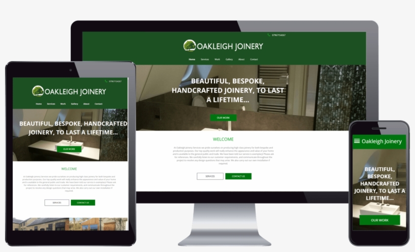 Main Banner Responsive Website - Cotswold Web., transparent png