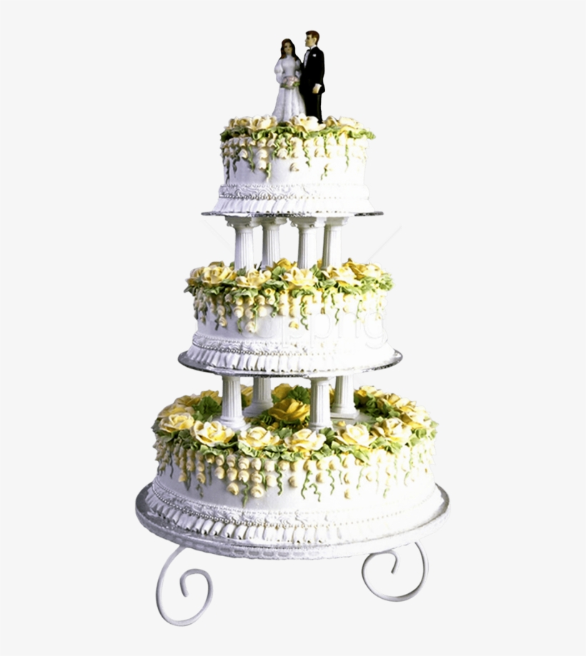 Free Png Wedding Cake Png Images Transparent - Flower Wedding Cake Png, transparent png