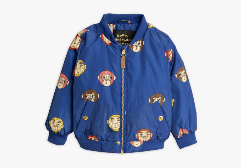Mini Rodini Monkey Baseball Jacket, transparent png