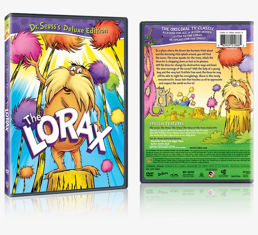 Print-lorax - Dr Seuss Deluxe Edition Dvds, transparent png