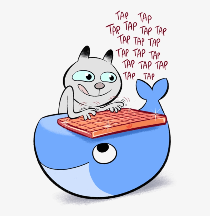 Running Containers Through Docker Helps Us To Carefully - Docker Cat, transparent png
