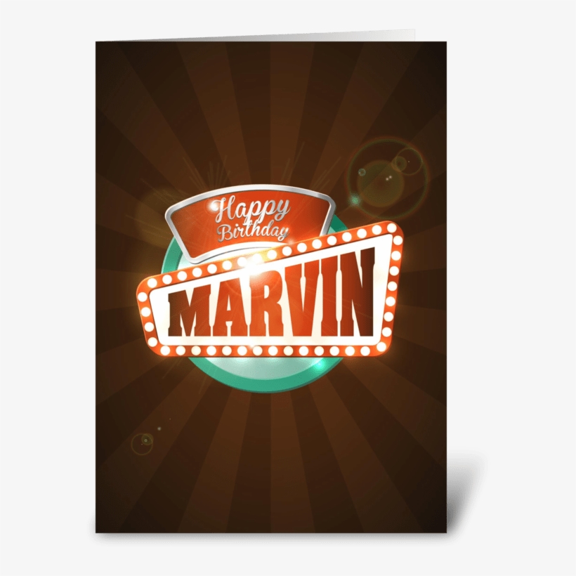 Happy Birthday Marvin - Graphic Design, transparent png
