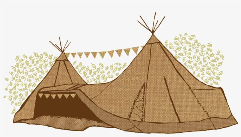 Orange Tree Weddings - Wedding Tipi Illustration, transparent png