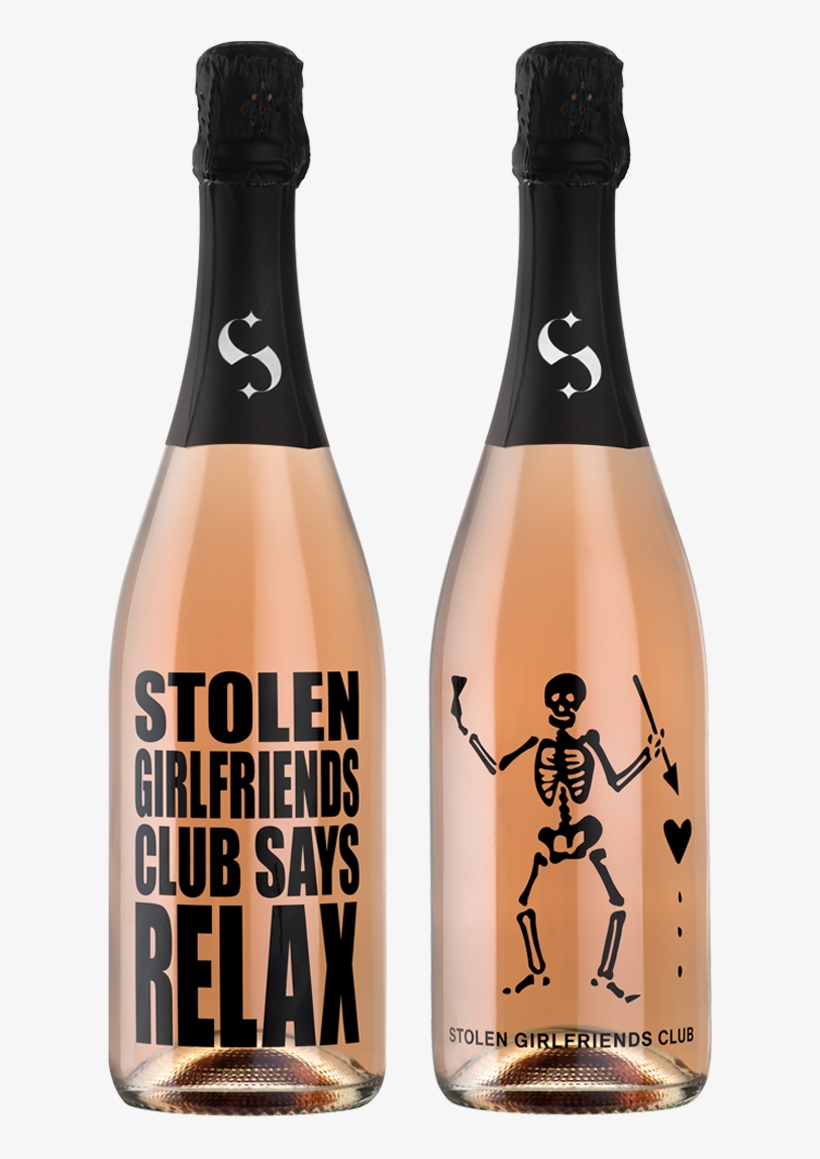 Mc X Stolen Sparkling Rosé - Stolen Girlfriends Club Says Relax, transparent png