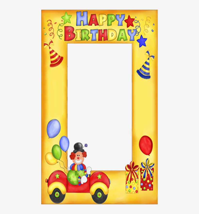 Happy Birthday Wishes Frame, transparent png