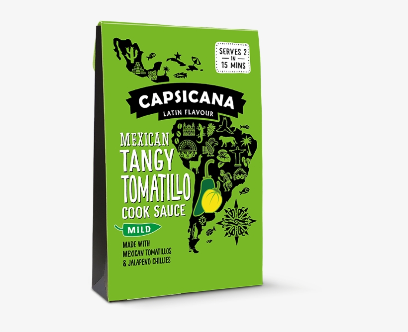 Capsicana Tomatillo Cook Sauce - Mexican Cuisine, transparent png