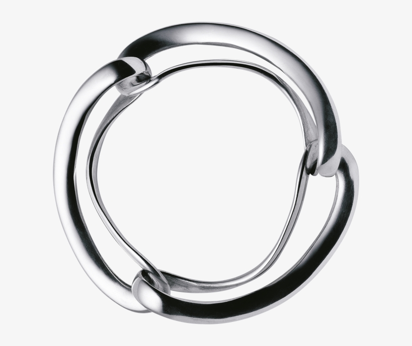 Georg Jensen Sterling Silver Infinity Three Link Bangle - Bracelet, transparent png