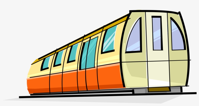 Subway Clipart Indian Railway - Subway Clip Art, transparent png