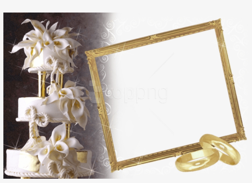 Free Png Wedding Transparent Photo Frame With White - Рамки Свадебные Для Фотошопа, transparent png