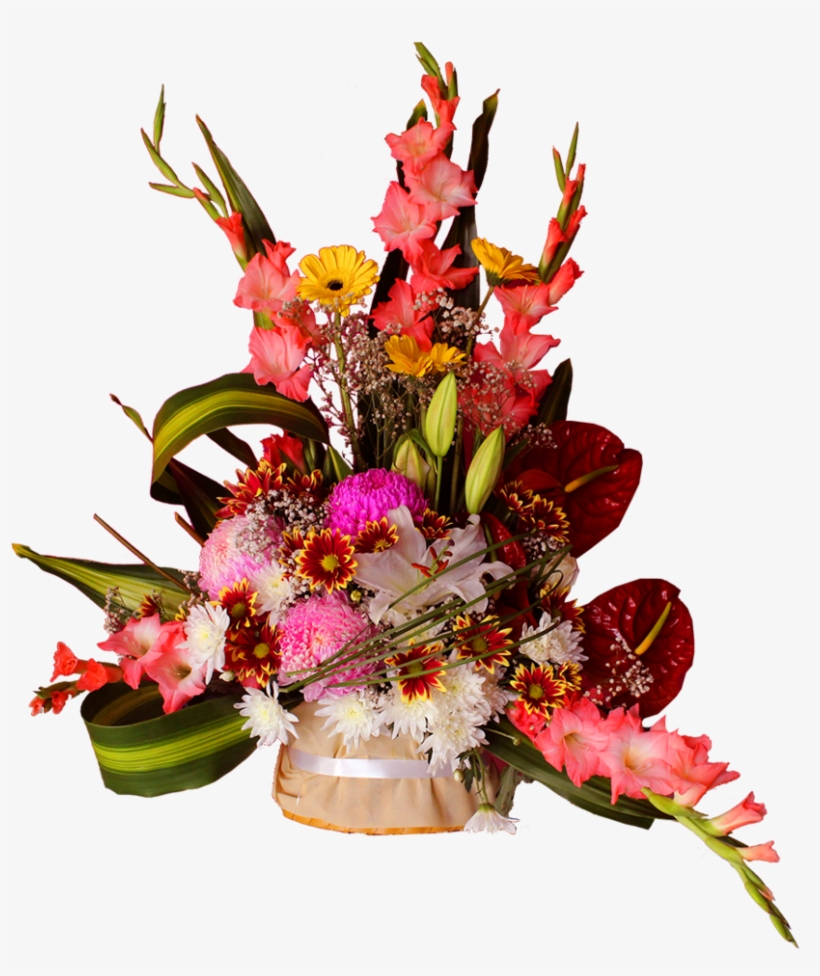 Floral Basket, transparent png