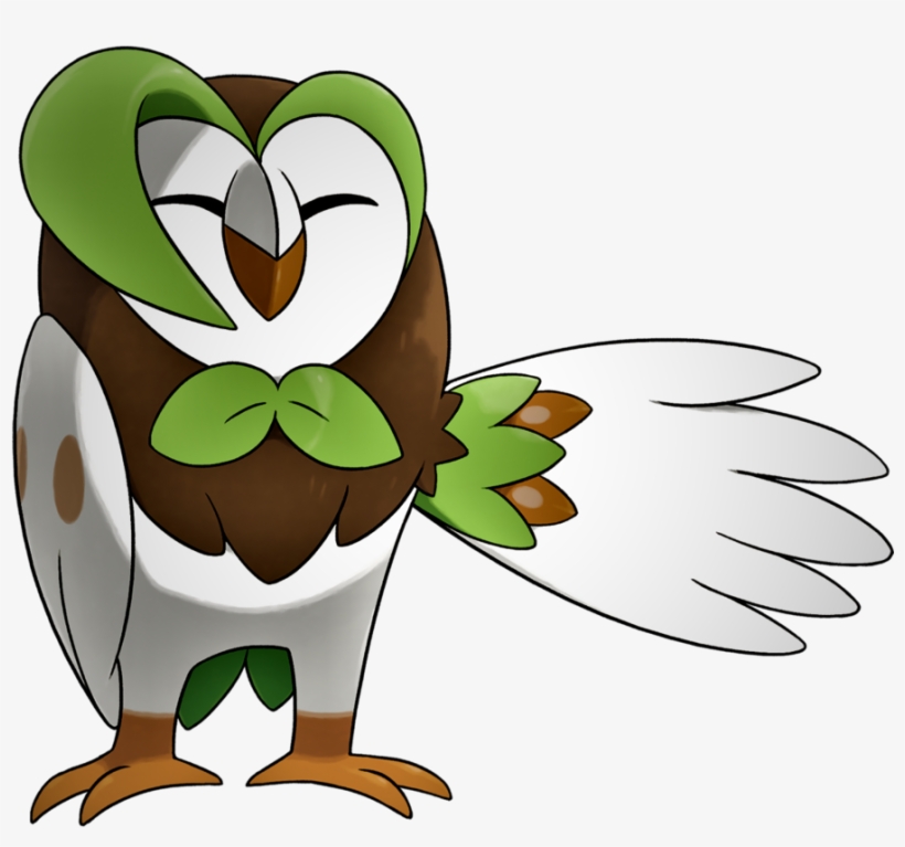 Grass And Flying Type By Pokemonsketchartist - Pokemon Coruja, transparent png