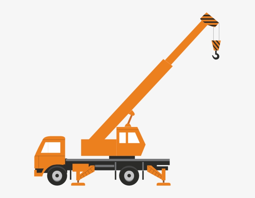 Crane Without Load Clip Art - Crane Clip Art, transparent png