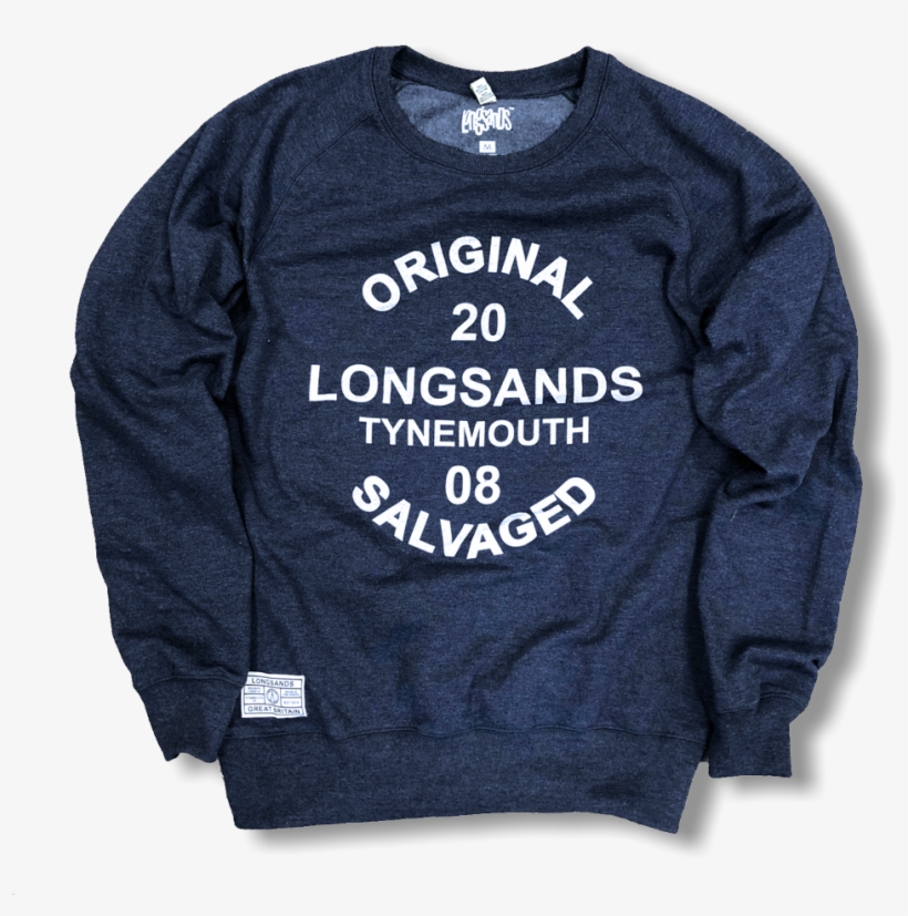 Navy Salvaged Sweatshirt - Glossary Icon, transparent png