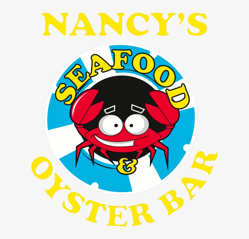 Nancy's Seafood & Oyster Bar Vector Black And White - Poster, transparent png