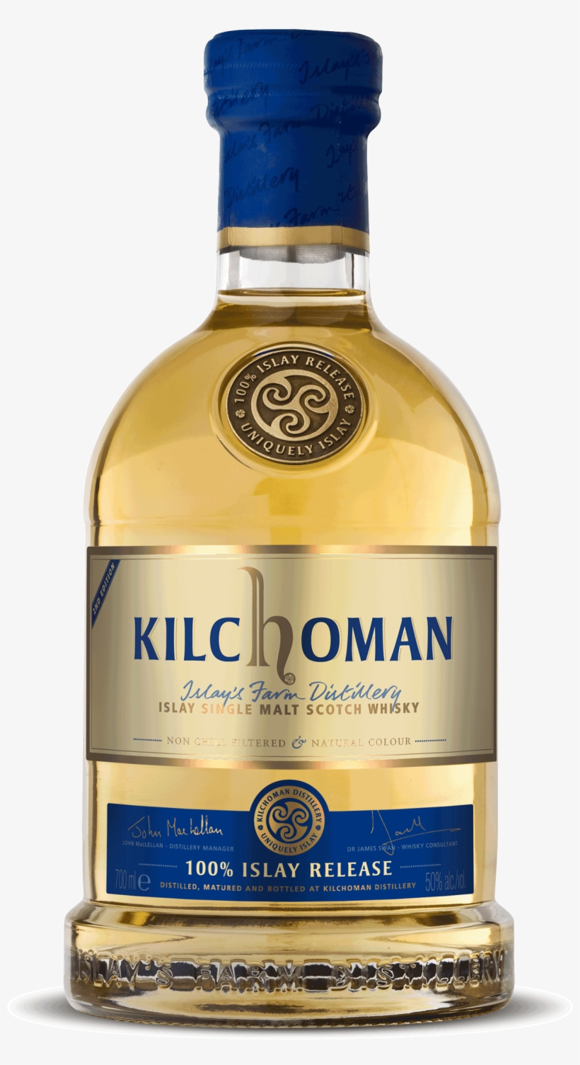 Kilchoman 100 Islay 8th Edition, transparent png
