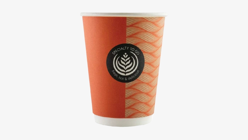 Double Wall Paper Hot Cup, Coffee To Go, 300ml/12oz - Coffee Cup, transparent png
