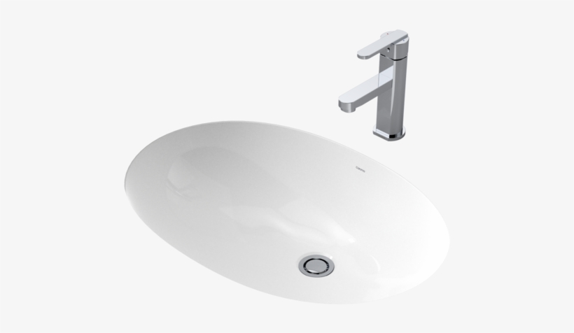 With Its Classic Elliptical Style, The Caravelle Under - Bathroom Sink, transparent png