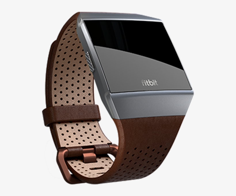 Fitbit Ionic Accessory Perforated Leather Band Cognac - Fitbit Ionic Perforated Leather Band, transparent png