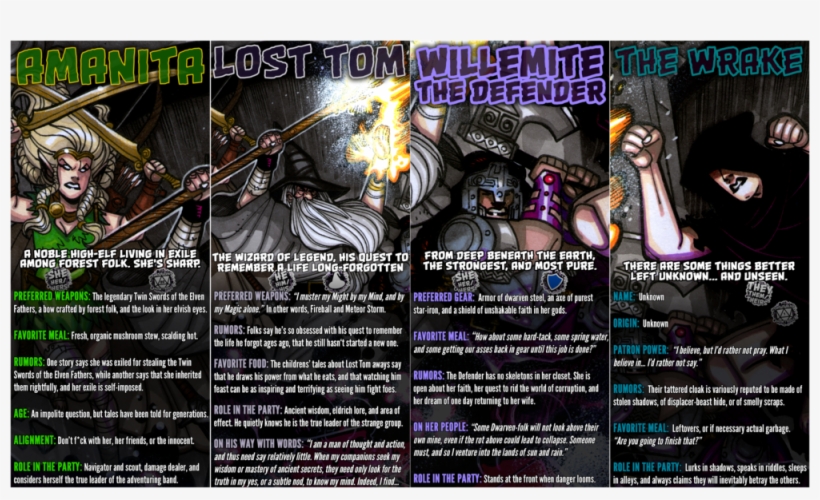 Four Heroes, transparent png