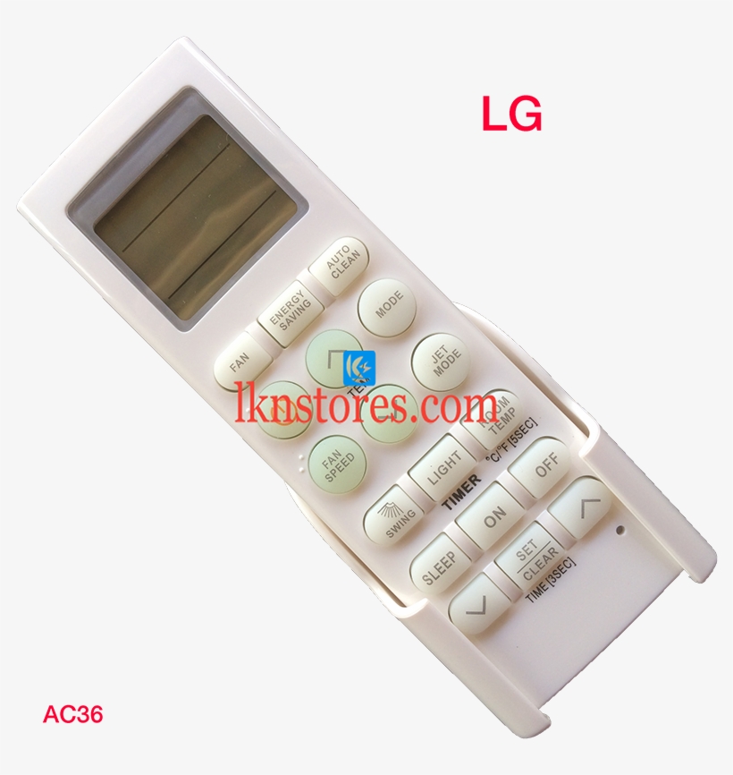 Lg Ac Air Condition Remote Compatible Ac36 - Gadget, transparent png