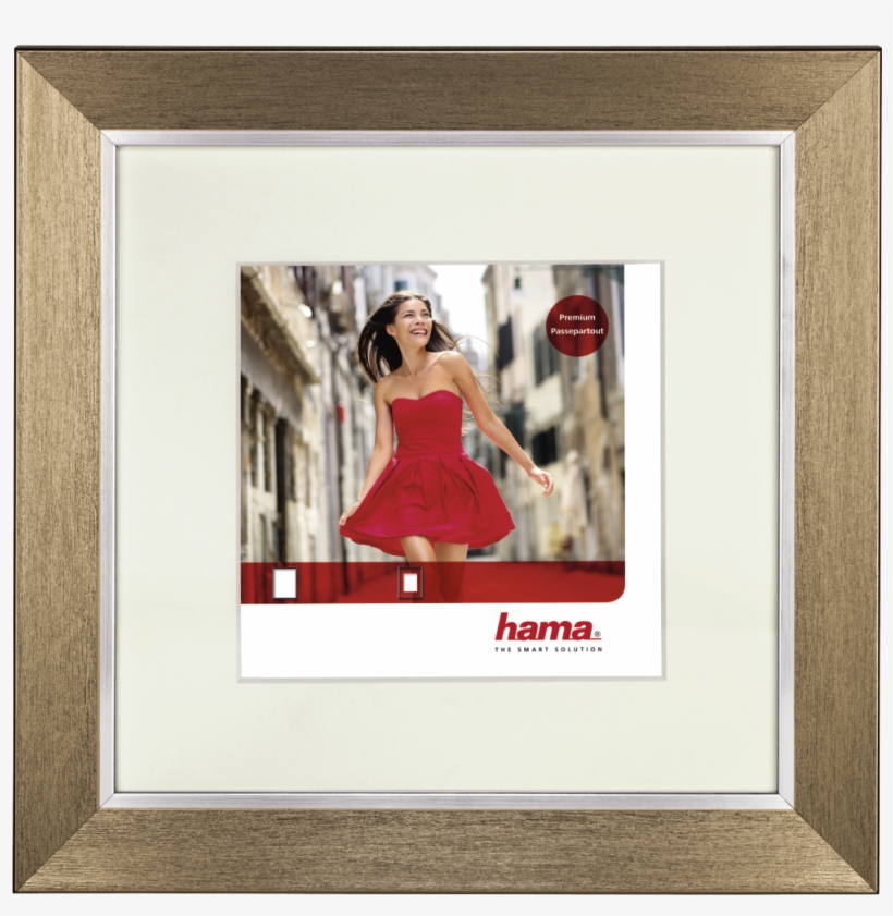 "porto" Plastic Frame, Gold, 20 X 20 Cm - Con Che Colore Abbinare Il Corallo, transparent png
