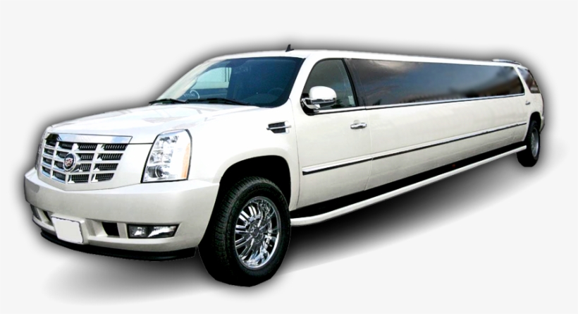Suv Limousine - White Escalade Limo, transparent png
