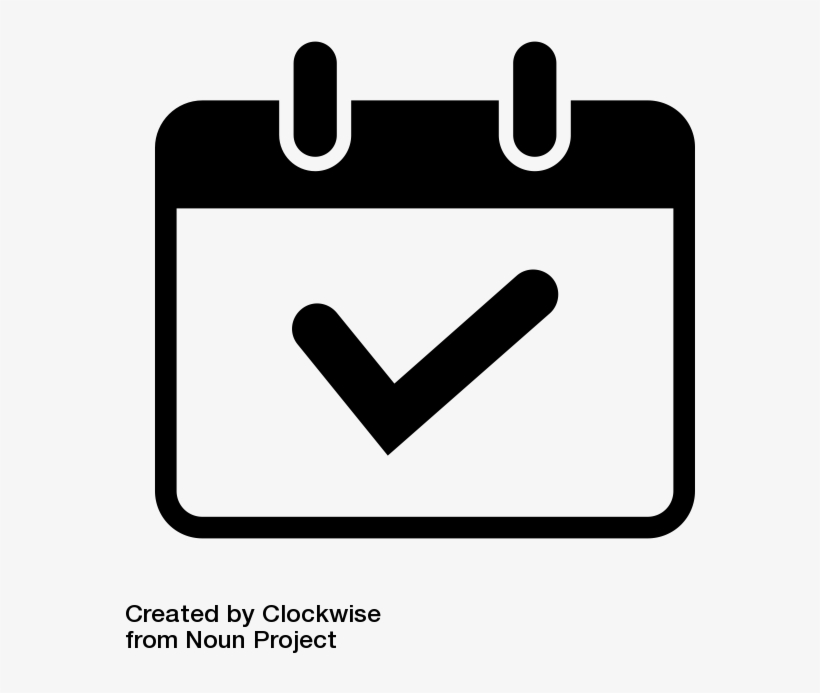 Check Out Calendar Icon Designed By Clockwise On The - Sign, transparent png