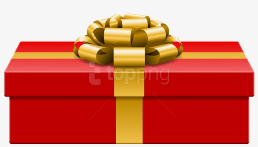 Free Png Red Gift Png Images Transparent - Red Gift Clipart, transparent png