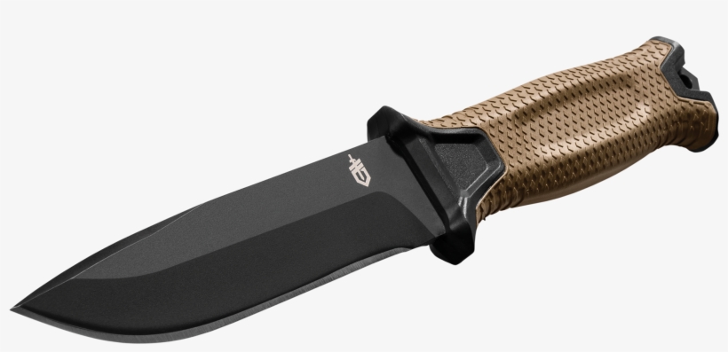 Gerber Strongarm Fine Edge Fixed Knife, Cerakote Coyote - Hunting Knife, transparent png