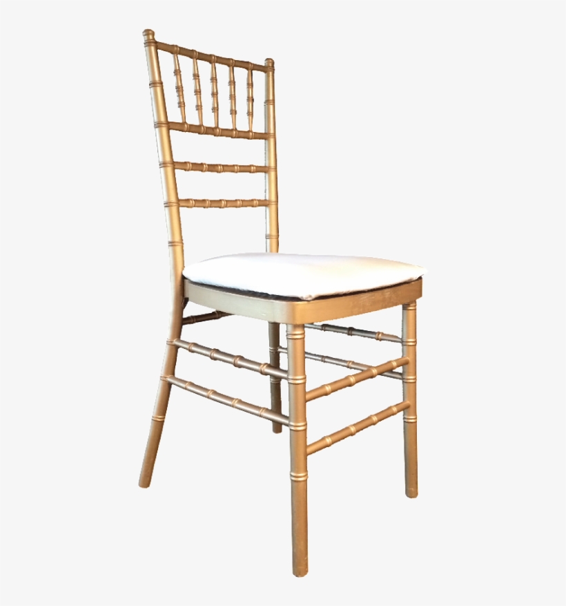 Gold Chiavari - Chair, transparent png