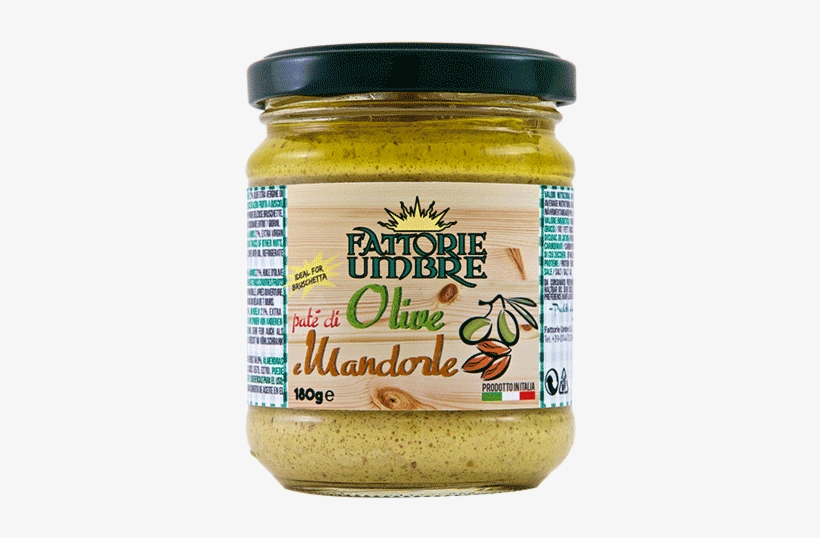 Paté Di Olive E Mandorle - Crema Di Mandorle E Olive Verdi, transparent png