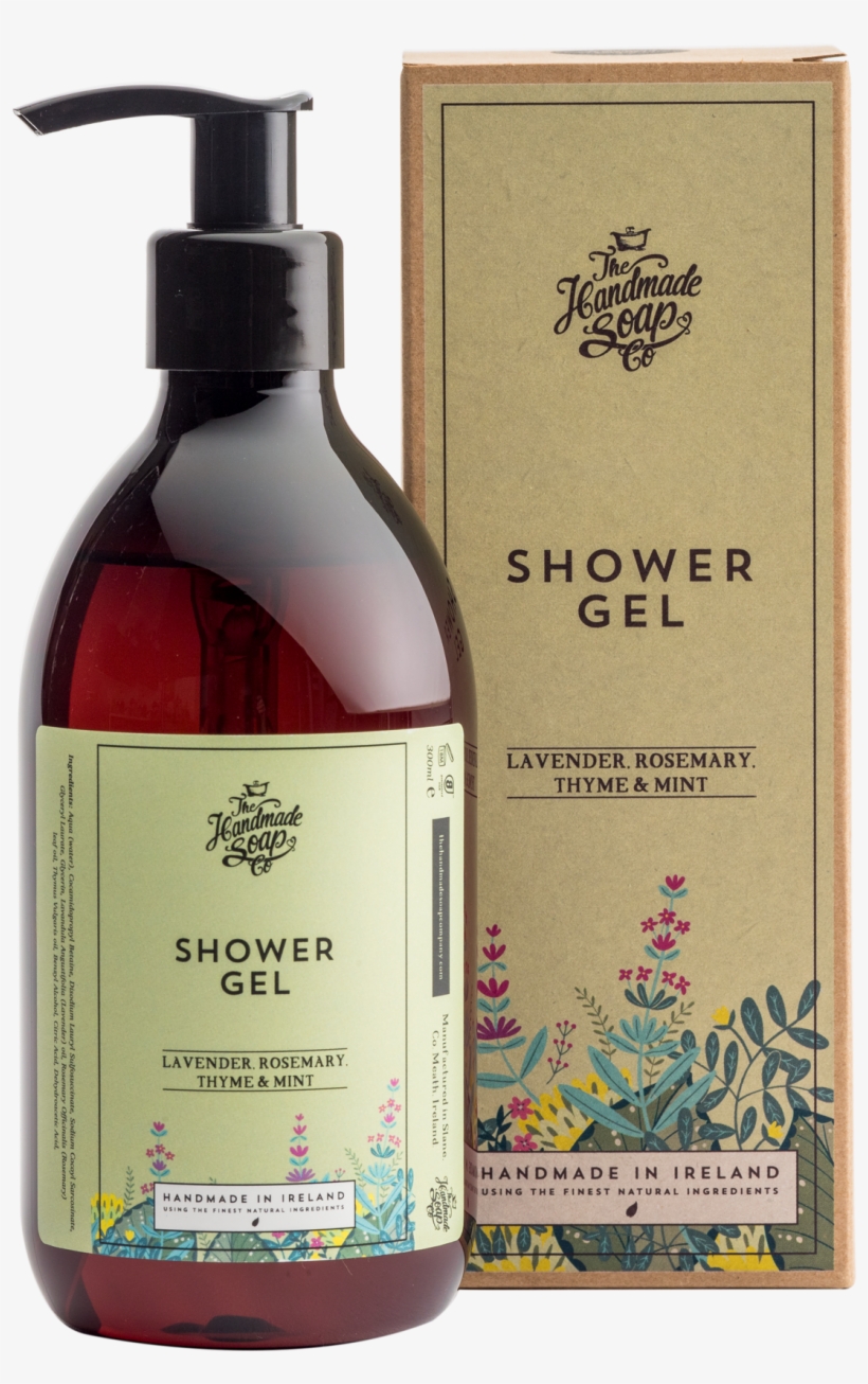 Natural Handmade Lavender, Rosemary Thyme & Mint Herb - 100 Natural Shower Gel, transparent png
