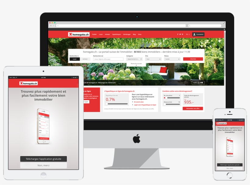 Homegate-after - Website, transparent png
