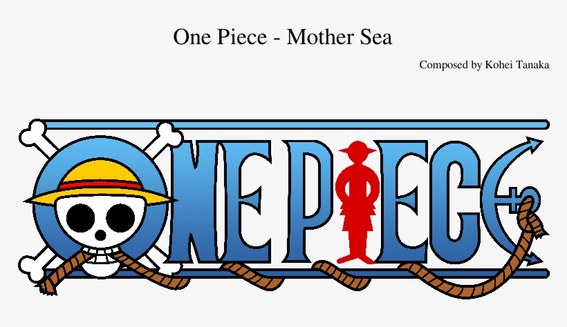 Mother Sea Sheet Music Composed By Composed By Kohei - One Piece Official Logo, transparent png
