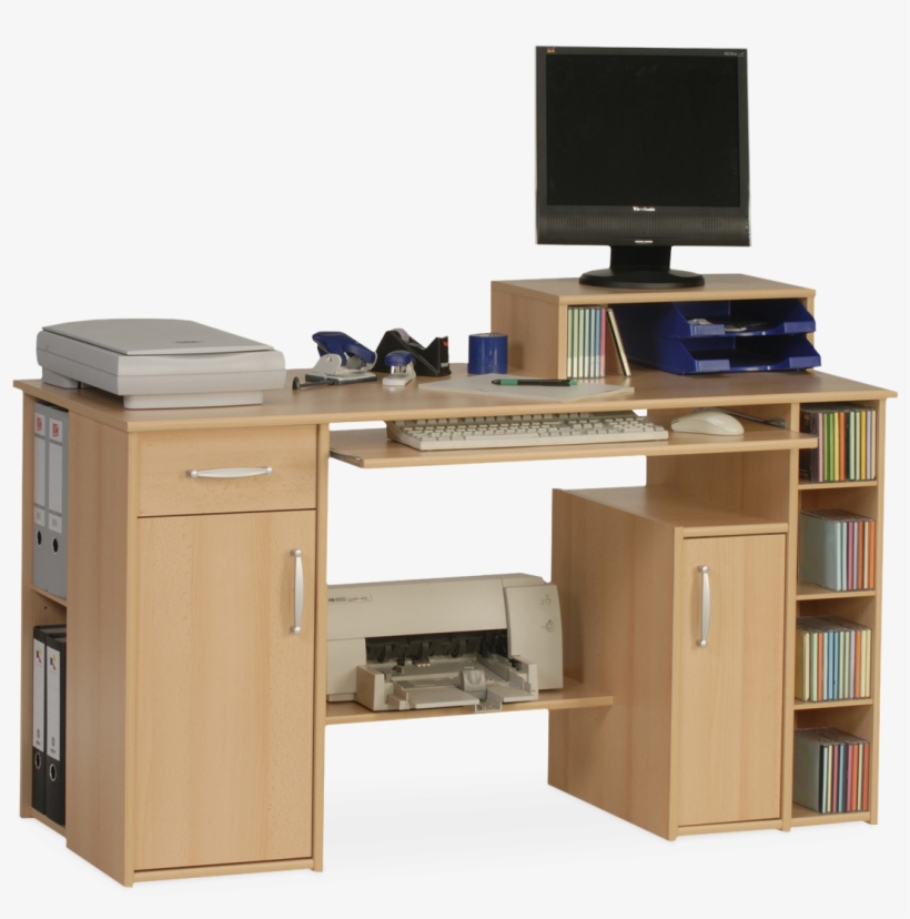 Computer Schreibtisch, transparent png