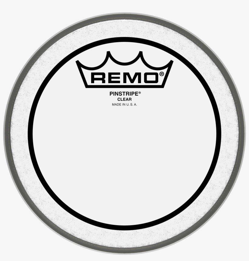 Remo Pinstripe Clear Drumhead, 6" - Remo Drum, transparent png
