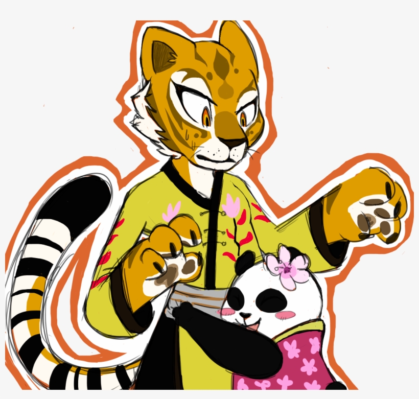 Statistics - Kung Fu Panda Anthro Tigress, transparent png
