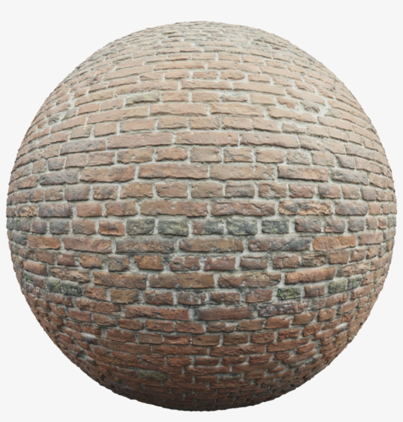 Bricks - Sphere, transparent png