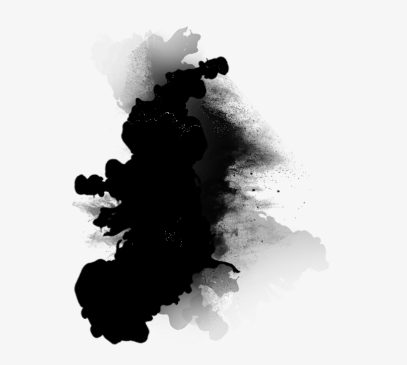 #black #smoke #paint #ftestickers - Fumaça Colorida Para Foto Png, transparent png