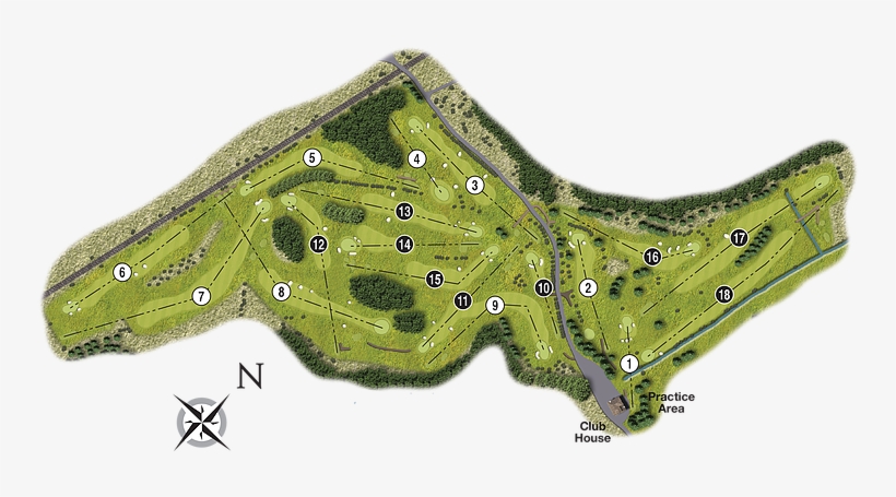 Carnwath Course Map - Handbag, transparent png