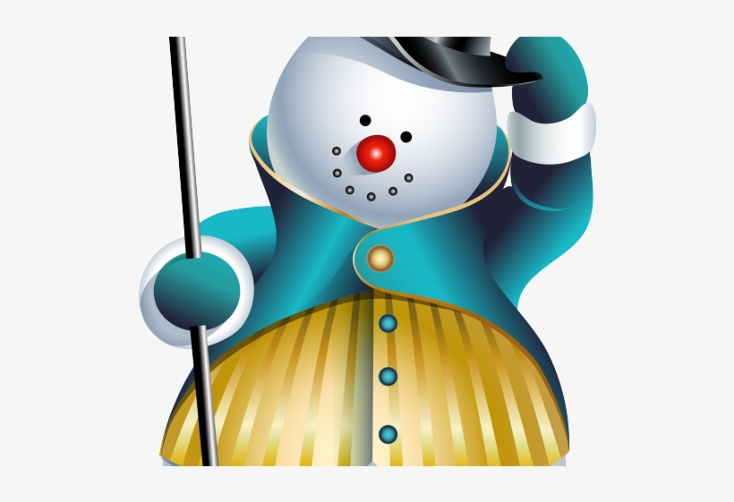 Snowman Clipart Cute - Muñeco De La Nieve En Png, transparent png