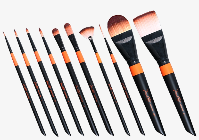 Makeup Brushes, transparent png