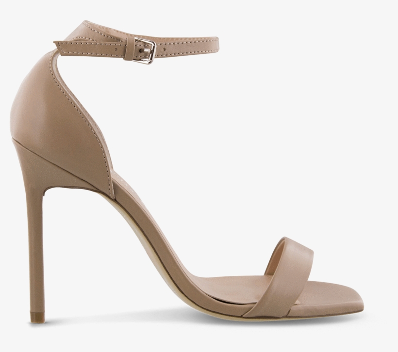 Sacha Skin Capretto Heels - Kahverengi Tek Bantli Ayakkabi, transparent png